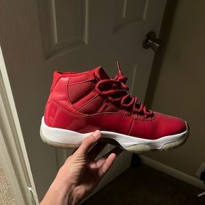 Jordan 11 red color way